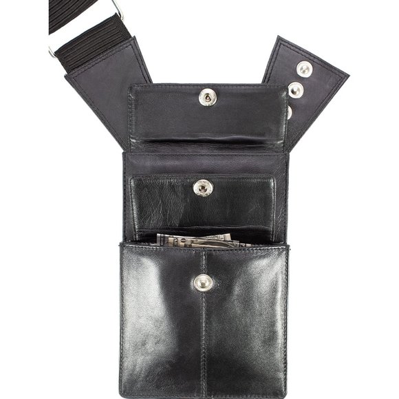 Genuine Leather Carry Handbag Shoulder Cross Body Bag - Picture 3 of 11